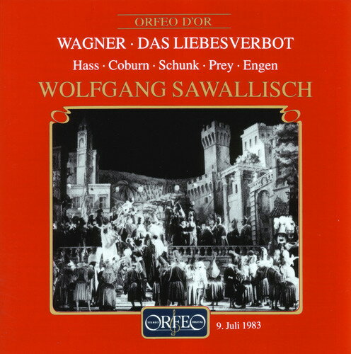 Wagner / Hass / Coburn / Schunk / Sawallisch - Das Liebesverbot CD アルバム 【輸入盤】