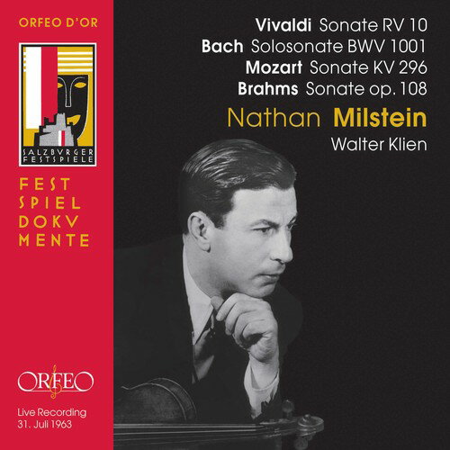 Vivaldi / Bach / Mozart / Milstein / Klien - Sonata in D Major for Violin ＆ Piano CD アルバム 【輸入盤】