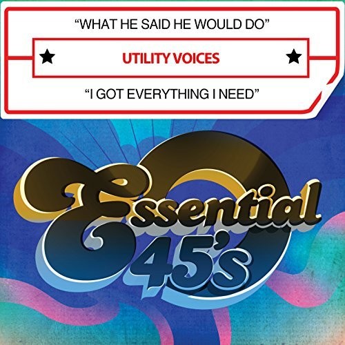 Utility Voices - What He Said He Would Do / I Got Everything I Need (Digital 45) CD アルバム 【輸入盤】