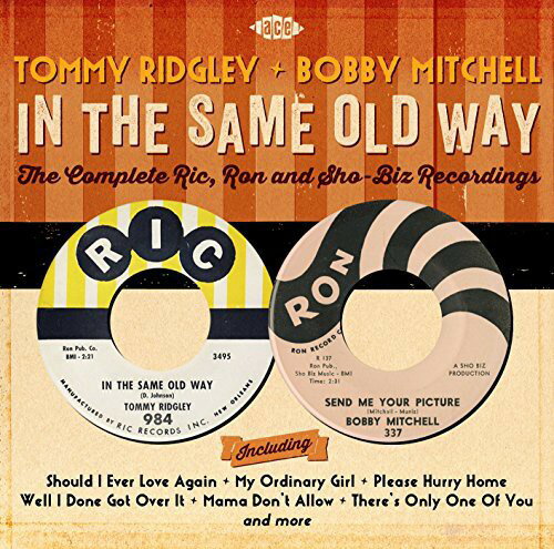◆タイトル: In the Same Old Way: Complete◆アーティスト: Tommy Ridgley / Bobby Mitchell◆現地発売日: 2015/07/10◆レーベル: Ace◆その他スペック: 輸入:UKTommy Ridgley / Bobby Mitchell - In the Same Old Way: Complete CD アルバム 【輸入盤】※商品画像はイメージです。デザインの変更等により、実物とは差異がある場合があります。 ※注文後30分間は注文履歴からキャンセルが可能です。当店で注文を確認した後は原則キャンセル不可となります。予めご了承ください。[楽曲リスト]1.1 Is It True 1.2 Do You Remember 1.3 Should I Ever Love Again 1.4 Let's Try and Talk It Over 1.5 Double Eyed Whammy 1.6 Please Hurry Home 1.7 Three Times 1.8 The Only Girl for Me 1.9 In the Same Old Way 1.10 Girl from Kookamonga 1.11 My Ordinary Girl 1.12 She's Got What It Takes 1.13 Heavenly 1.14 I Love You Yes I Do 1.15 Honest I Do 1.16 I've Heard That Story Before 1.17 Bobby Mitchell 1.18 Well I Done Got Over It 1.19 Just Say You Love Me 1.20 You're Doing Me Wrong 1.21 Send Me Your Picture 1.22 Mama Don't Allow 1.23 There's Only One of YouUK collection. Ace's excavation of the Ric and Ron label catalogs continues, bringing the best of 1960s New Orleans R&B and soul back into circulation. This CD is devoted to the complete Ric/Ron catalogues of two R&B luminaries, neither of whom recorded enough material for Ric/Ron to fill a whole disc on their own. Many tracks have never been on CD before and all of them are presented here from fresh transfers of the original sources. Tommy Ridgley and Bobby Mitchell's careers began some years before they signed to Joe Ruffino's labels, but they cut some of their most enduring sides during their respective Ric/Ron tenures. The demonstrate how well New Orleans dealt with the transition of black American music from R&B to soul. Their 45s were never far from the top of the local New Orleans charts and sold thousands of copies without hitting the national Hot 100.