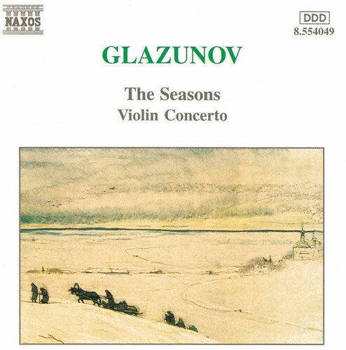 Glazunov - Seasons ＆ Violin Concerto CD アルバム 【輸入盤】