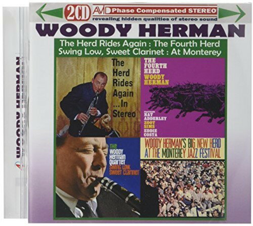 【取寄】ウディハーマン Woody Herman - 4 Lps - Herd Rides Again In Stereo / Fourth Herd CD アルバム 【輸入盤】