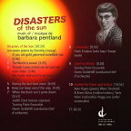 Barbara Pentland - Disasters of the Sun CD アルバム 【輸入盤】