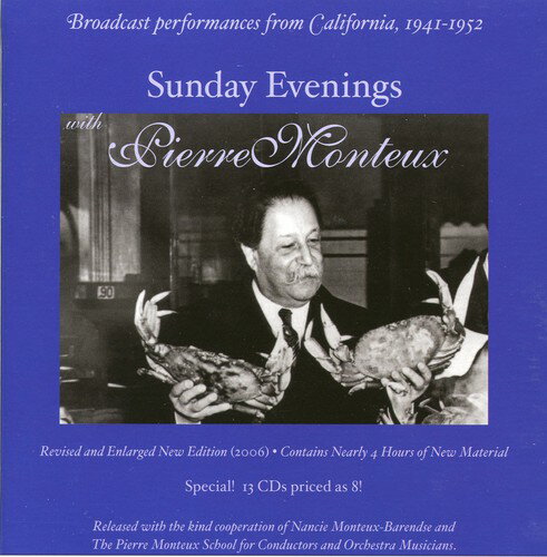 Beethoven / Mozart / Sfs / Monteux - Sunday Evenings with Pierre Monteaux CD アルバム 【輸入盤】