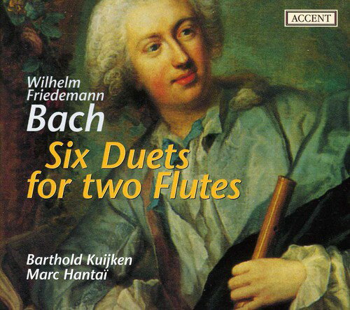 W.F. Bach / Kuijken / Hantai - Six Duets for Two Flutes CD アルバム 