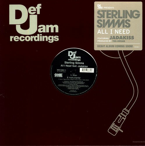 Sterling Simms - All I Need レコード (12inchシングル)