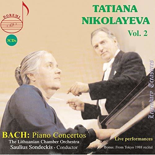 J.S. Bach / Nikolayeva / Senkov - Tatiana Nikolayeva Plays Bach Piano Concertos 2 CD アルバム 【輸入盤】