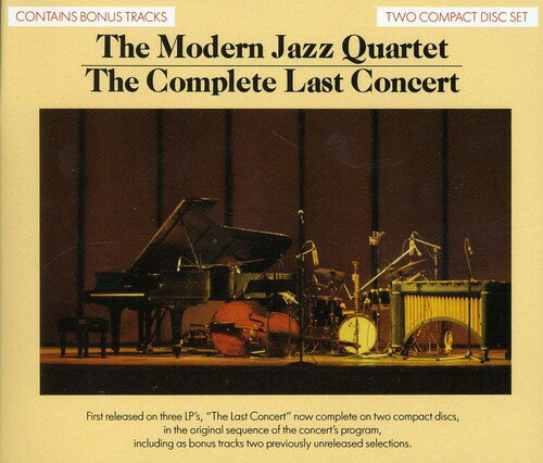 Modern Jazz Quartet - Complete Last Concert CD アルバム 【輸入盤】