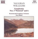 Vaughan Williams / Bakels / Bournemouth Symphony - Symphonies 3 ＆ 6 CD アルバム 【輸入盤】