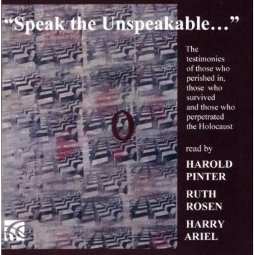 Pinter / Rosenruth / Ariel - Speak the Unspeakable CD アルバム 【輸入盤】