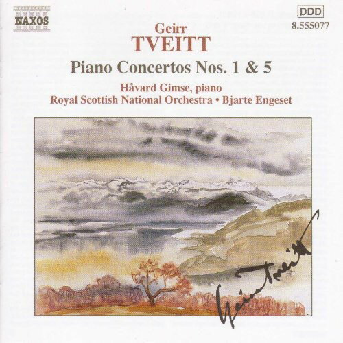 Tveitt / Gimse / Engeset / Royal Scottish Orch - Piano Concertos 1 ＆ 5 CD アルバム 
