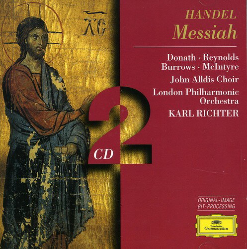 【取寄】Handel / Donath / Reynolds / Burrows / Richter - Messiah CD アルバム 【輸入盤】