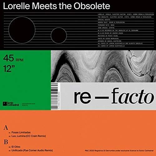 【取寄】Lorelle Meets the Obsolete - Re-facto レコード (12inchシングル)