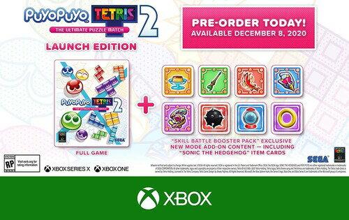 Puyo Puyo Tetris 2 Xbox One ＆ Series X 北米版 輸入版 ソフト