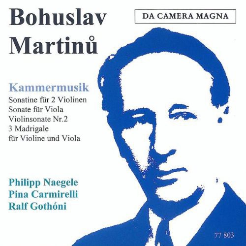 Martinu / Naegele / Carmirelli / Gothoni - Chamber Music CD Ao yAՁz