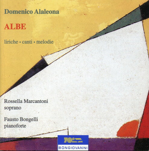 ◆タイトル: Albe: Liriche Cante Melodie◆アーティスト: Alaleona / Marcantoni / Bongelli◆現地発売日: 2001/01/01◆レーベル: BongiovanniAlaleona / Marcantoni / Bongelli - Albe: Liriche Cante Melodie CD アルバム 【輸入盤】※商品画像はイメージです。デザインの変更等により、実物とは差異がある場合があります。 ※注文後30分間は注文履歴からキャンセルが可能です。当店で注文を確認した後は原則キャンセル不可となります。予めご了承ください。[楽曲リスト]