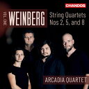 Weinberg / Arcadia Quartet - String Quartets 1 CD アルバム 【輸入盤】