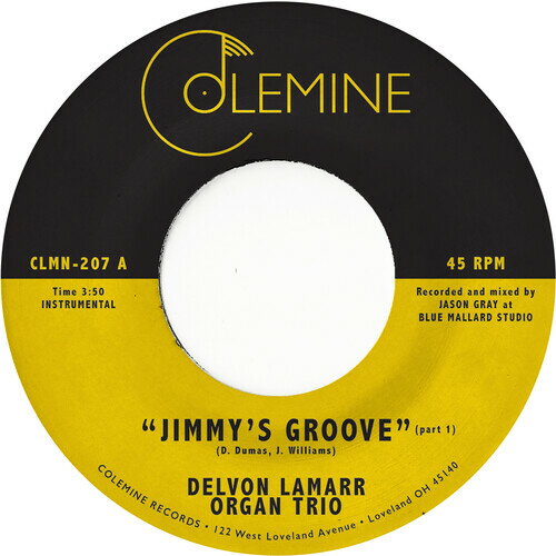 Delvon Lamarr Organ Trio - Jimmy's Groove 쥳 (7inch󥰥)
