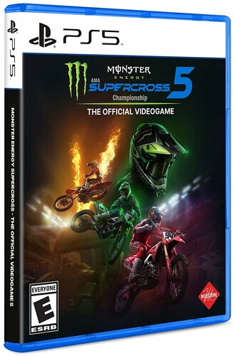 ◆タイトル: Monster Energy Supercross 5 PS5◆現地発売日: 2022/03/17◆レーティング(ESRB): E・輸入版ソフトはメーカーによる国内サポートの対象外です。当店で実機での動作確認等を行っておりませんので、ご自身でコンテンツや互換性にご留意の上お買い求めください。 ・パッケージ左下に「M」と記載されたタイトルは、北米レーティング(MSRB)において対象年齢17歳以上とされており、相当する表現が含まれています。Monster Energy Supercross 5 PS5 北米版 輸入版 ソフト※商品画像はイメージです。デザインの変更等により、実物とは差異がある場合があります。 ※注文後30分間は注文履歴からキャンセルが可能です。当店で注文を確認した後は原則キャンセル不可となります。予めご了承ください。The only official AMA Supercross Championship videogame is back, and better than ever: MONSTER ENERGY SUPERCROSS - THE OFFICIAL VIDEOGAME 5! Jump on your bike and challenge the complete roster from the 2021 Monster Energy Supercross official championship: 450, 250 East and West, and all the tracks, to have the complete Supercross experience! Play the deepest Supercross Career Mode yet. Join the competition as a Futures and start your path to the top in the brand new Rider Shape system: 5 different levels that each affect your rider's stats. Fully customize your Supercross experience with Rhythm Section, Helmet and Sticker editors. Create your helmet and share it online with players form all over the world, on any platform. Challenge your friends with the new Split Screen mode, featuring stunning Supercross multiplayer action on one local device!