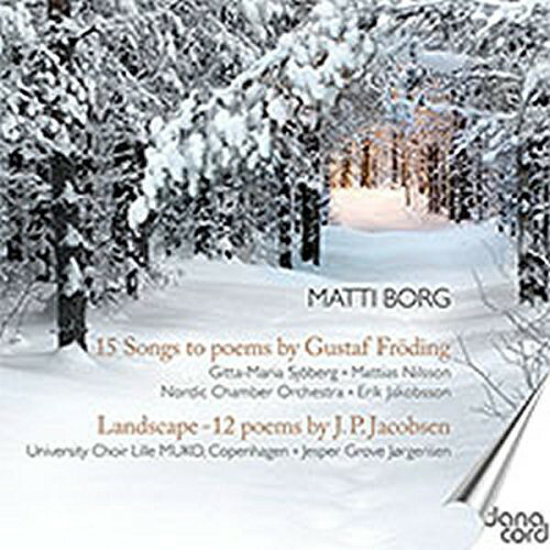 Matti Borg - 15 Songs to Poems By Gustaf Froding CD アルバム 【輸入盤】