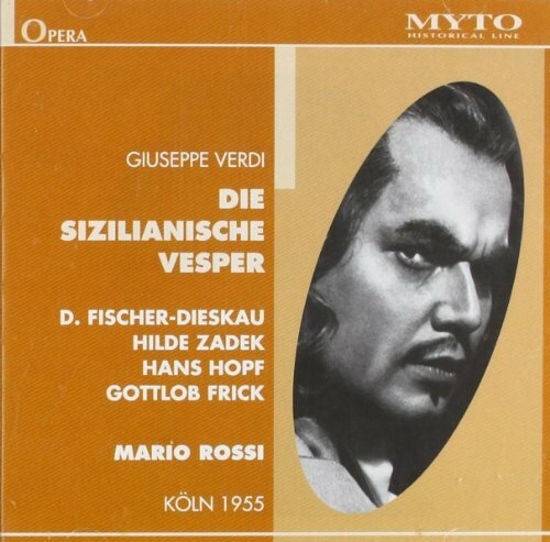 Verdi / Dieskau / Zadek / Hopf / Frick / Rossi - Die Sizilianische Vesper CD Ao yAՁz