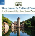Ries / Grossman / Kagan - Sonatas for VLN  Pno CD Ao yAՁz