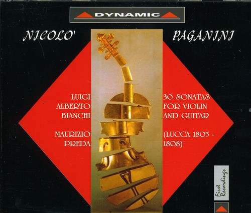 Paganini / Bianchi / Preda - 30 Sonatas for Violin ＆ Guitar CD アルバム 【輸入盤】
