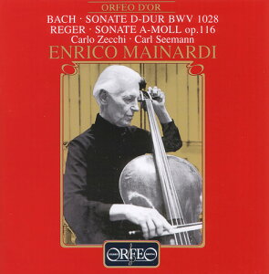 Bach / Mainardi / Zecchi / Seeman - Sonatas for Cello ＆ Piano: BWV 1028 ＆ Op 116 CD アルバム 【輸入盤】