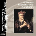 Telemann / Tindemans Watshorn Coolen - Seven Sonatas for Recorder CD アルバム