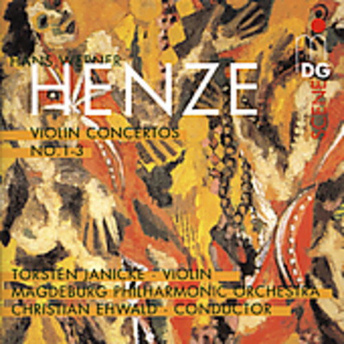 Henze / Janicke / Madler / Ehwald / Magdeburg Phil - Violin Concertos 1 2 ＆ 3 CD アルバム 【輸入盤】