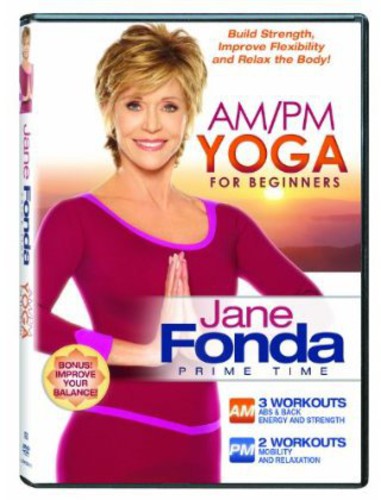 Jane Fonda Am / Pm Yoga for Beginners DVD 【輸入盤】