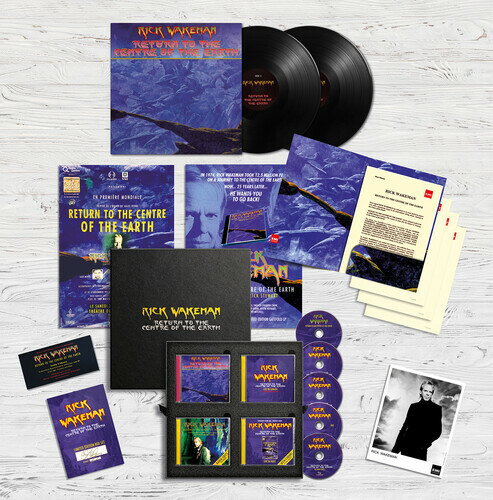 【取寄】リックウェイクマン Rick Wakeman - Return To The Centre Of The Earth (Super Deluxe Box 180gm 2LP+4CD+DVD, Press Pack, Photo, Posters) LP レコード 【輸入盤】