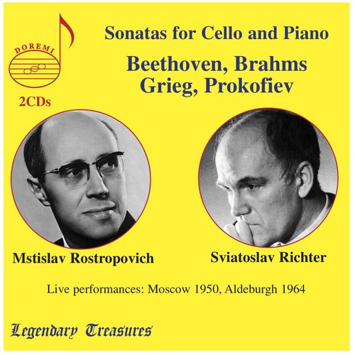 Rostropovich / Richter / Brahms / Beethoven - Sonatas for Cello ＆ Piano CD アルバム 【輸入盤】
