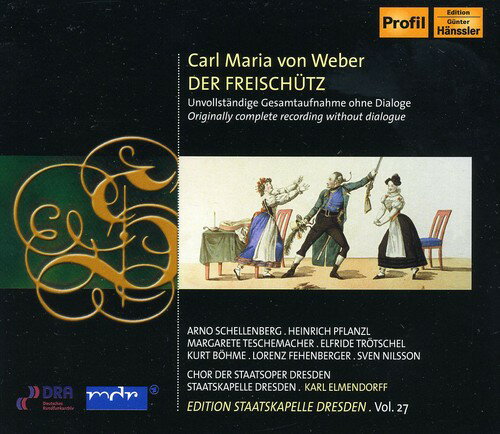 Weber / Schellenberg / Pflanzl / Trotschel - Der Freischutz 27 CD アルバム 【輸入盤】