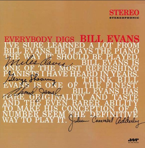 ビルエヴァンス Bill Evans - Everybody Digs Bill Evans LP レコード 【輸入盤】