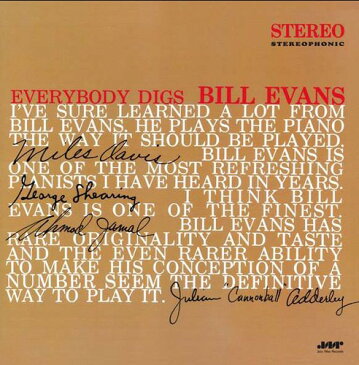 ビルエヴァンス Bill Evans - Everybody Digs Bill Evans LP レコード 【輸入盤】