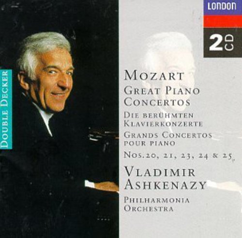 Mozart / Ashkenazy / London Philharmonia - Piano Concertos 20-25 CD アルバム 【輸入盤】