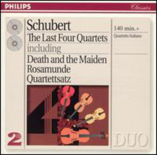 【取寄】Schubert / Quartetto Italiano - Last 4 Quartets CD アルバム 【輸入盤】
