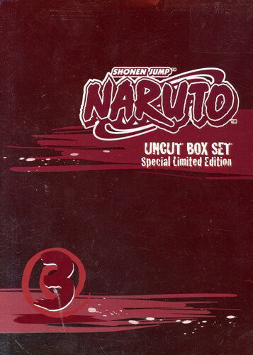 NARUTO -ナルト- Uncut Box Set 3 北米版 (限定版) DVD 【輸入盤】