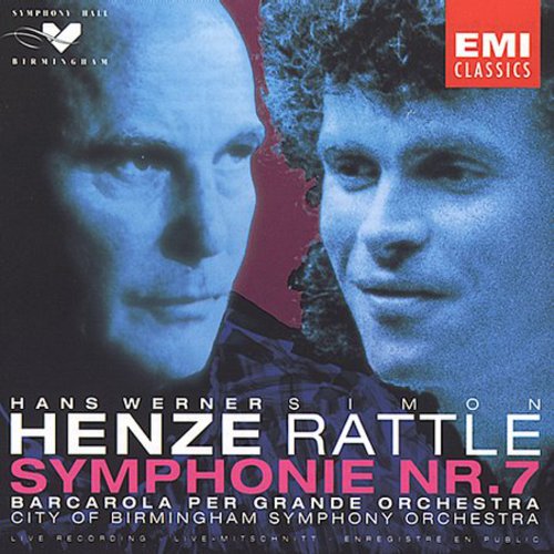 Henze / Rattle / Birmingham Symphony Orchestra - Symphony 7/Barcarola CD アルバム 
