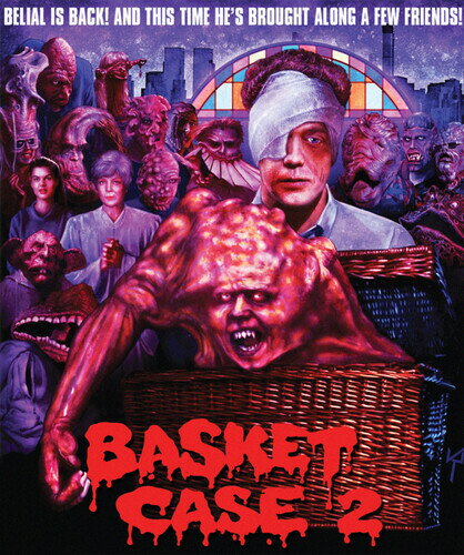 ◆タイトル: Basket Case 2◆現地発売日: 2016/08/09◆レーベル: Synapse Films◆その他スペック: DTS/ワイドスクリーン 輸入盤DVD/ブルーレイについて ・日本語は国内作品を除いて通常、収録されておりません。・ご視聴にはリージョン等、特有の注意点があります。プレーヤーによって再生できない可能性があるため、ご使用の機器が対応しているか必ずお確かめください。詳しくはこちら ◆収録時間: 90分※商品画像はイメージです。デザインの変更等により、実物とは差異がある場合があります。 ※注文後30分間は注文履歴からキャンセルが可能です。当店で注文を確認した後は原則キャンセル不可となります。予めご了承ください。Duane Bradley and his surgically-separated twin brother Belial return in this frightfully gory follow-up to Frank Henenlotter's original monster movie classic, BASKET CASE. After surviving a fall from a hospital window, the two brothers become media targets. Duane's aunt, Granny Ruth (played by world-famous Jazz singer Annie Ross, whisks the duo away to a secluded mansion, where other freaks-in-hiding live out their days away from public scrutiny. When a snooping tabloid reporter finds the location of the mutants, Duane and his new family must stand together to keep their freedom a secret. And, in all the chaos, Belial might actually find true love! Synapse Films is proud to present BASKET CASE 2 in a beautiful high-definition transfer from the original 35mm camera negative.Basket Case 2 ブルーレイ 【輸入盤】