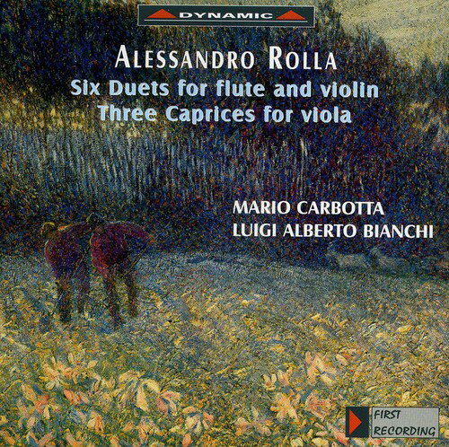 Rolla / Carbotta / Bianchi - Six Duets for Flute ＆ Viola / Three Caprices for CD アルバム 【輸入盤】