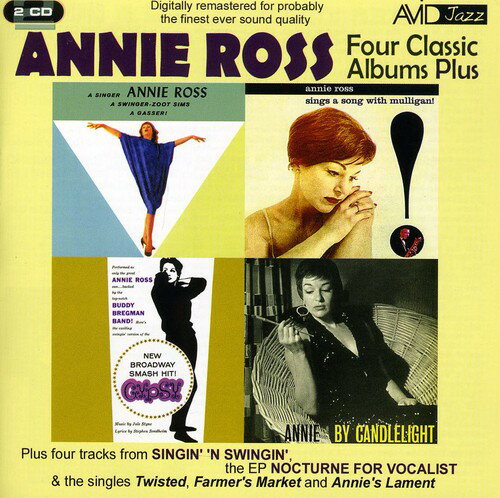 【取寄】Annie Ross - Candlelight/Gypsy/A Gasser/Sings A Song With Mulligan CD アルバム 【輸入盤】
