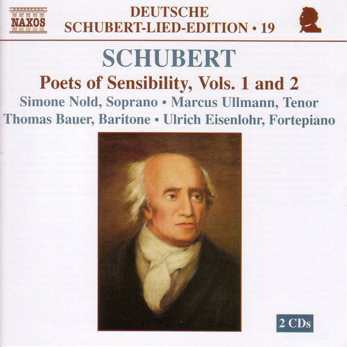 Schubert / Nold / Ullman / Bauer / Eisenlohr - Poets of Sensibility 1 ＆ 2 CD アルバム 【輸入盤】