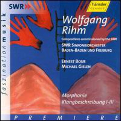 Rihm / Ade-Jesemann / Bair-Jvenz / Gielen / Bour - Morphonie for Orchestra ＆ Solo String Quartet CD アルバム 【輸入盤】