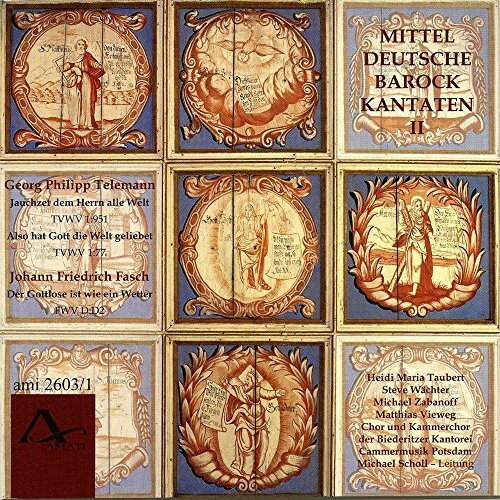 Telemann / Taubert / Chor Und Kammerchor Der Biede - Mitteldeutsche Barockkantaten 2 CD アルバム 【輸入盤】