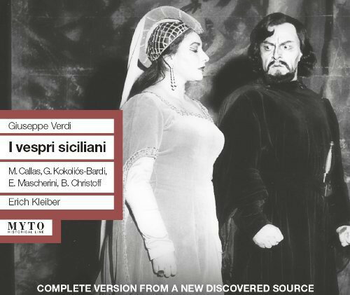 Verdi / Callas / Mascherini / Fmfoc / Kleiber - I Vespri Siciliano CD Ao yAՁz