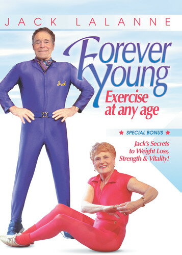 ◆タイトル: Jack Lalanne: Forever Young - Exercise At Any Age◆現地発売日: 2018/10/02◆レーベル: Bayview Films 輸入盤DVD/ブルーレイについて ・日本語は国内作品を除いて通常、収録されておりません。・ご視聴にはリージョン等、特有の注意点があります。プレーヤーによって再生できない可能性があるため、ご使用の機器が対応しているか必ずお確かめください。詳しくはこちら ◆収録時間: 60分※商品画像はイメージです。デザインの変更等により、実物とは差異がある場合があります。 ※注文後30分間は注文履歴からキャンセルが可能です。当店で注文を確認した後は原則キャンセル不可となります。予めご了承ください。Jack LaLanne demonstrates that it's never too late to start feeling and looking better with an easy exercise program that anyone can do in the privacy of their own home. In addition, Jack shares his secrets to weight loss, strength & flexibility, endurance, and living life to it's fullest. Joined by his wife Elaine, he works through six separate exercise segments and each segment is followed by a two minute inspirational health-talk. This DVD will help you to achieve that level of health you have always desired and is suitable for all ages and levels of activity.Jack Lalanne: Forever Young - Exercise At Any Age DVD 【輸入盤】