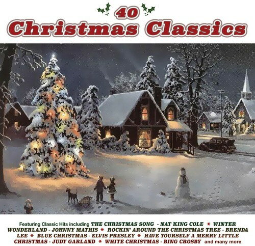 【取寄】40 Christmas Classics / Various - 40 Christmas Classics CD アルバム 【輸入盤】