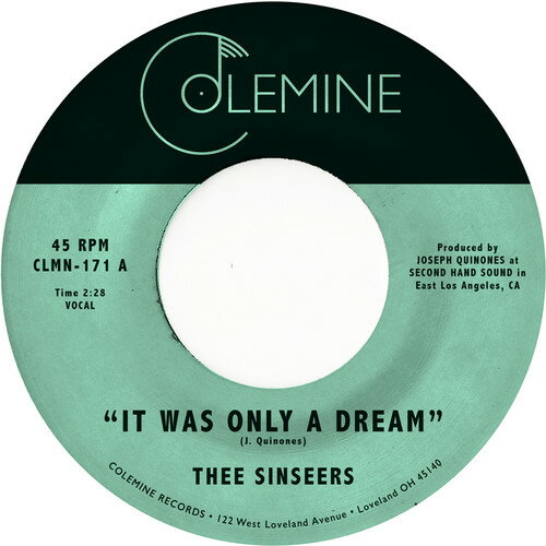 Thee Sinseers - It Was Only A Dream 쥳 (7inch󥰥)